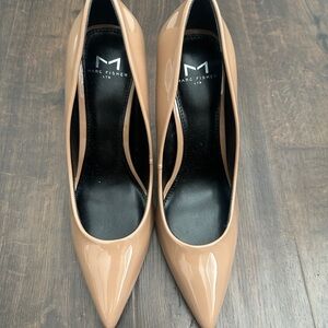 Marc Fisher Nude Patent Heels (Never Worn)